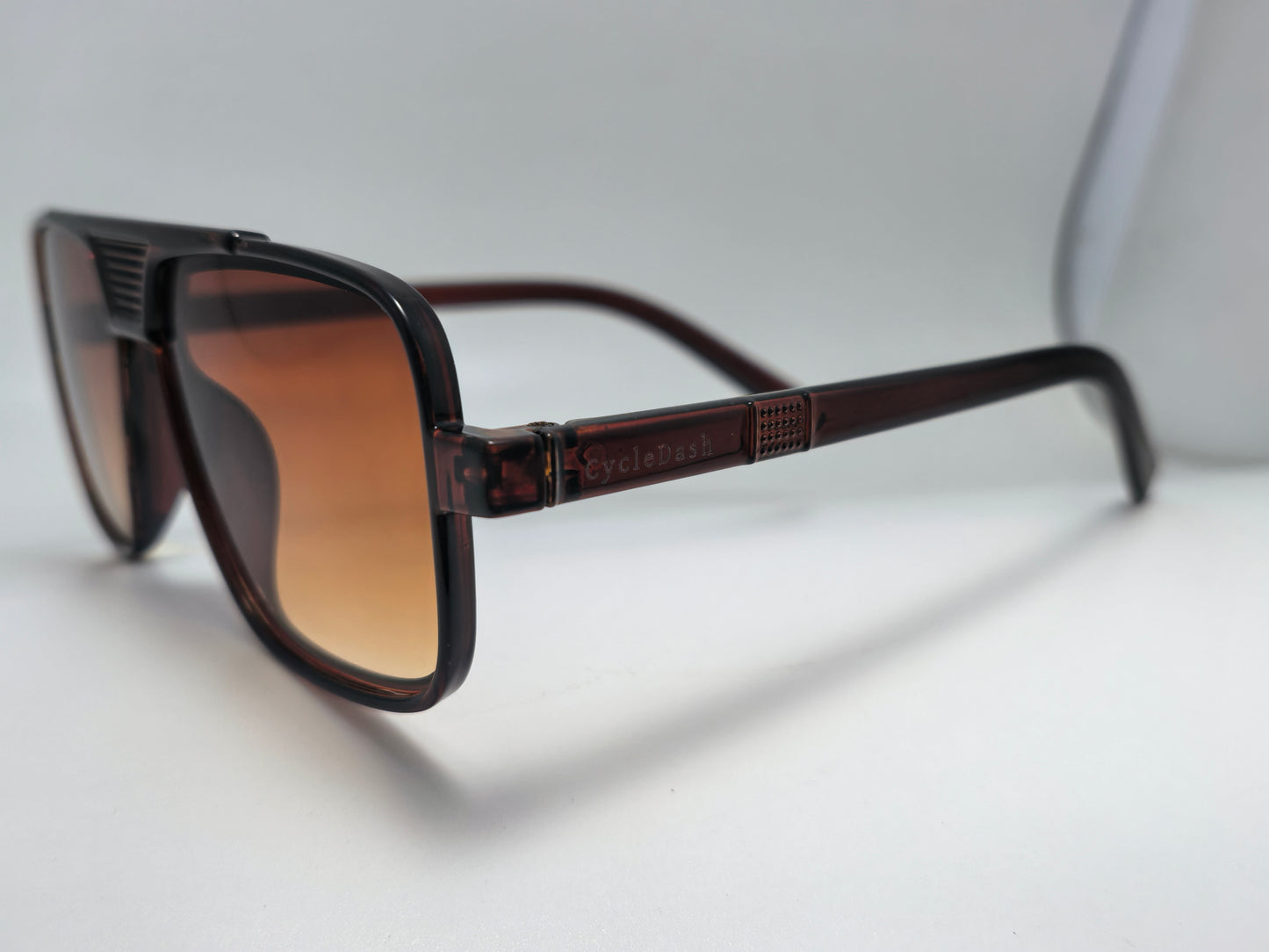 CycleDash Transparent Frame Square Sunglasses S46-3