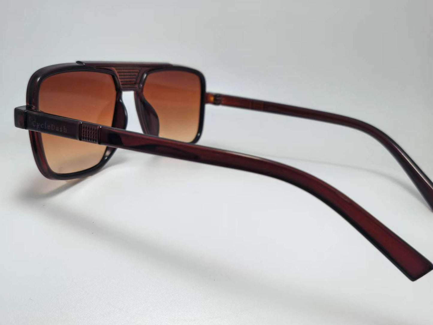 CycleDash Transparent Frame Square Sunglasses S46-3