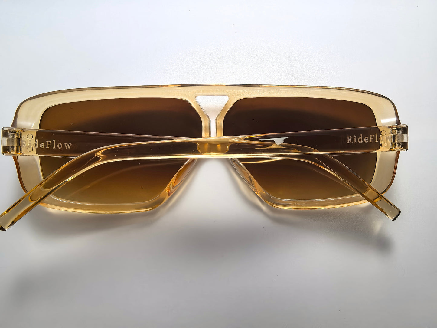 RideFlow Transparent Rectangle Polarized Sunglasses S19-4