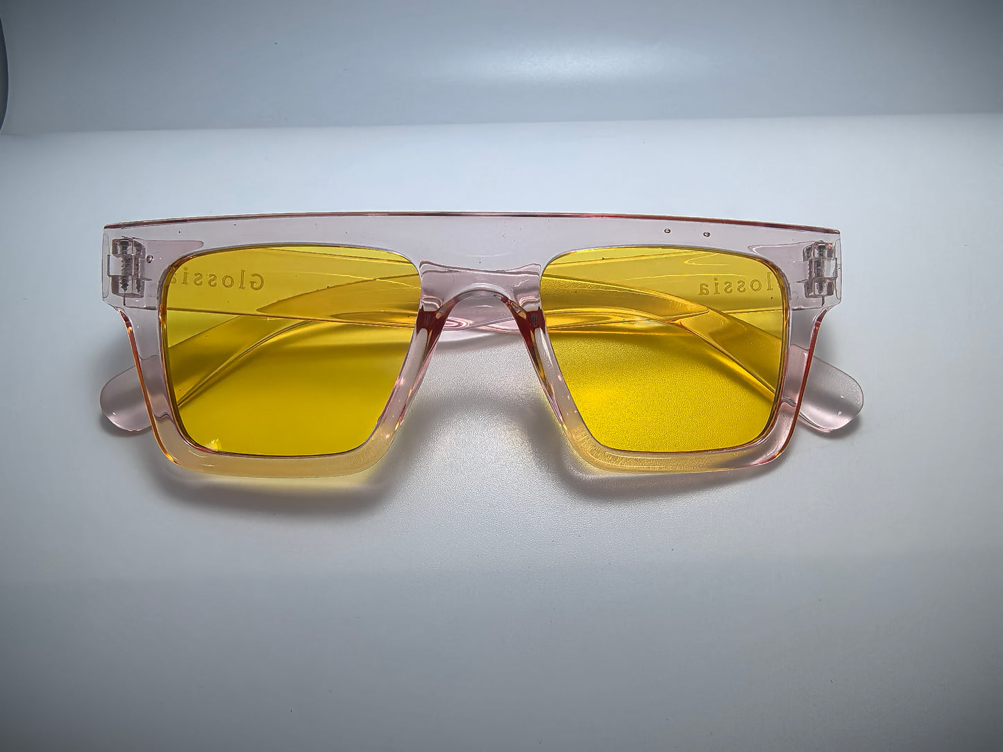 Glossia Transparent Oversized Cat-Eye Sunglasses S17-6
