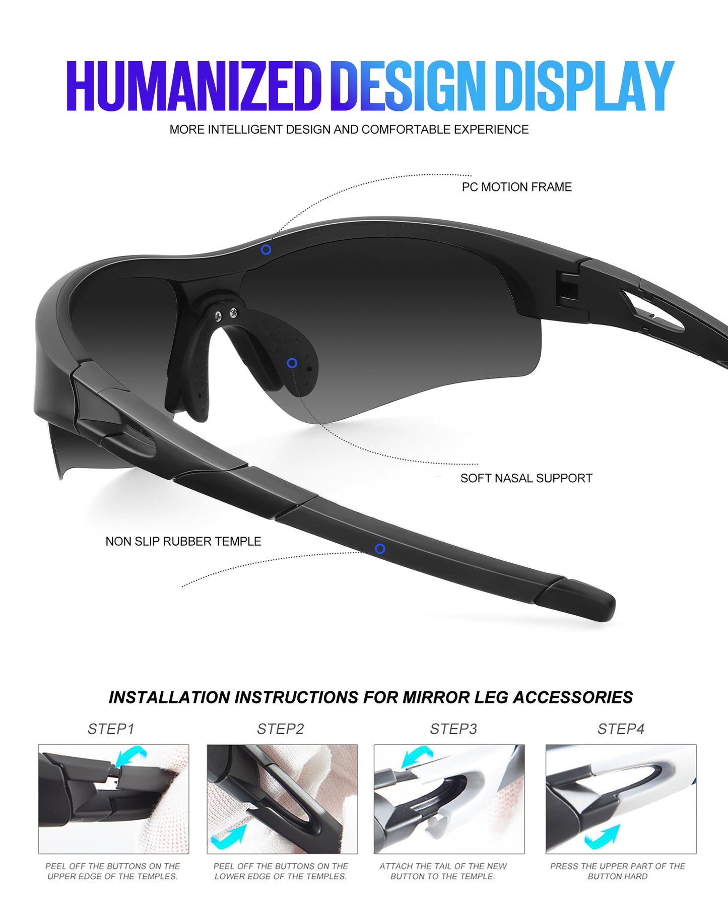 OUKEMAX Sports Sunglasses S61-1