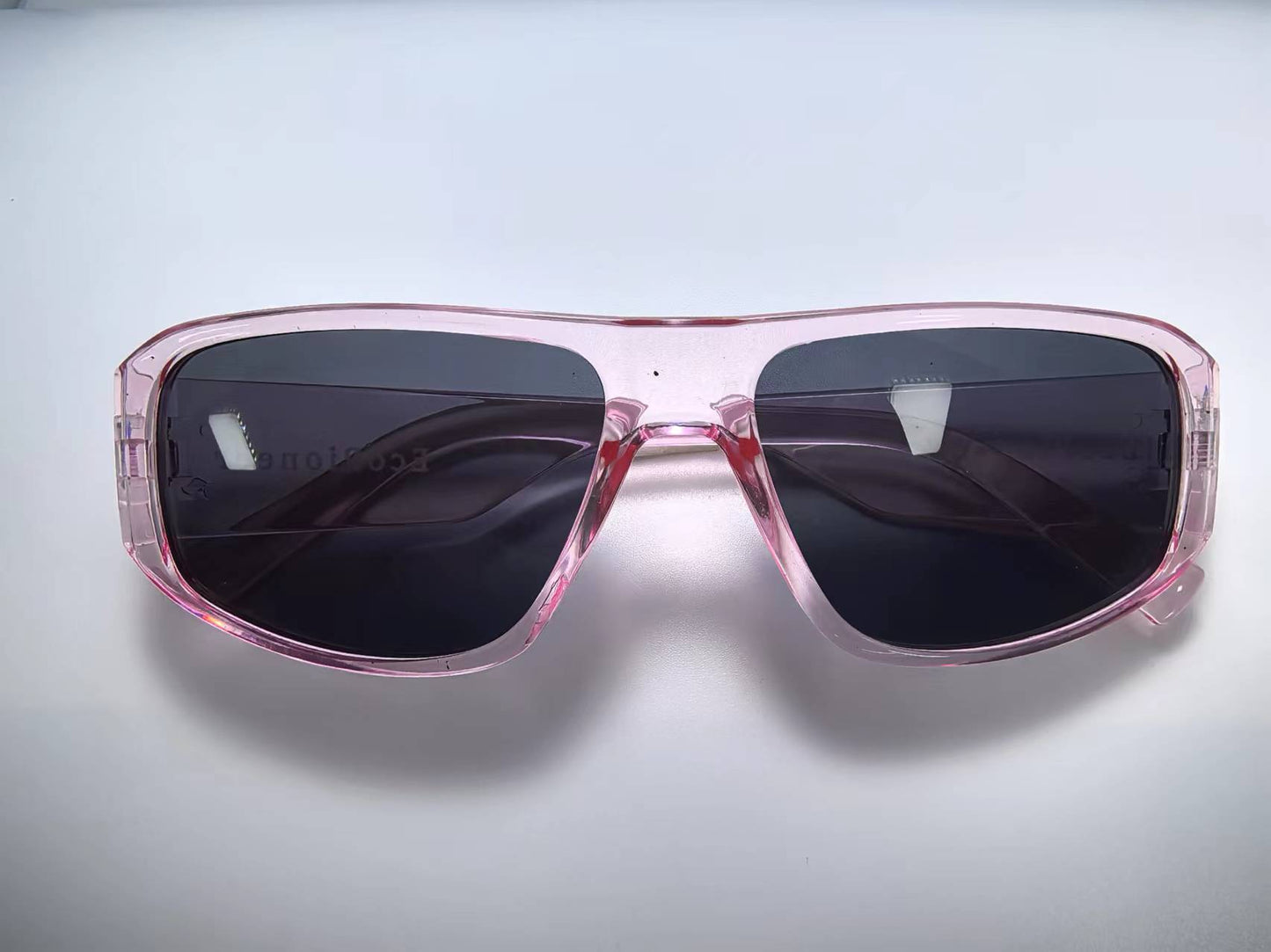 EcoPioneer Translucent Rectangle Sunglasses S16-1