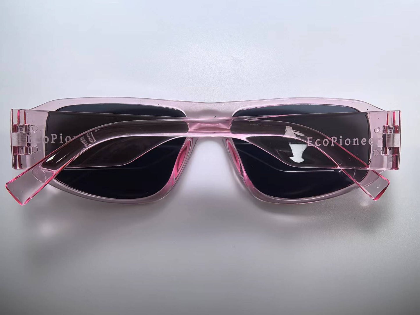 EcoPioneer Translucent Rectangle Sunglasses S16-1