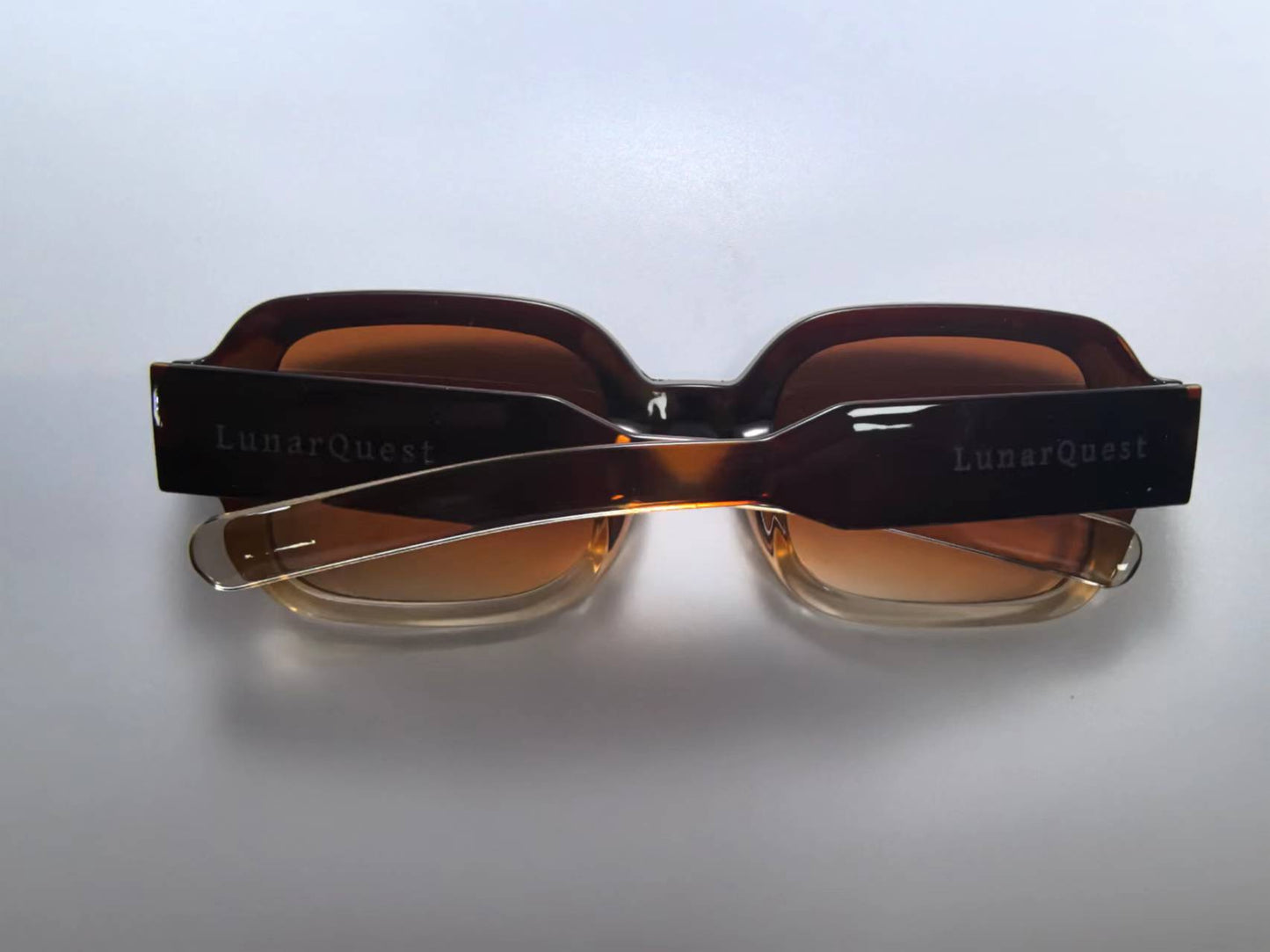 LunarQuest Luxury Gradient Frame Square Sunglasses S42-3