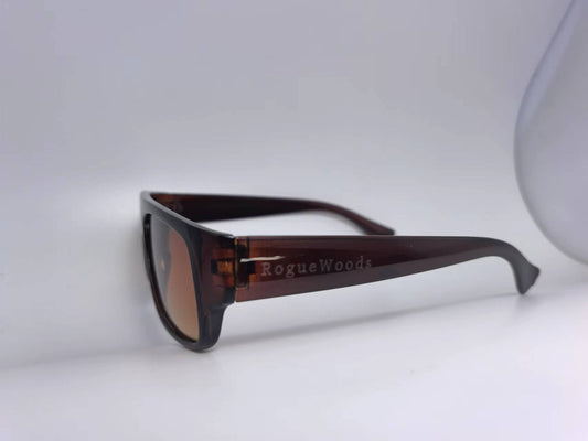 RogueWoods Classic Rectangle Polarized Sunglasses S81-5