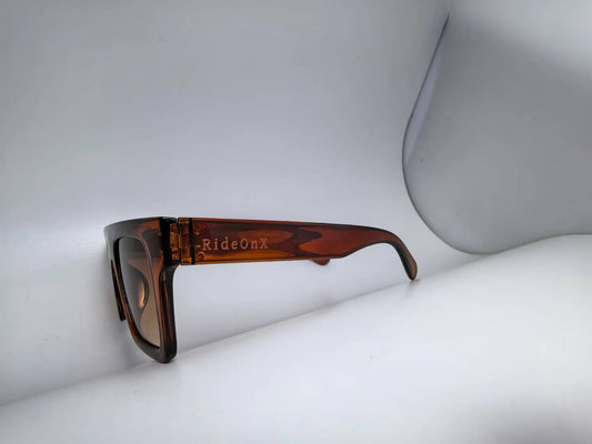 RideOnX Classic Transparent Cat-Eye Sunglasses S46-2
