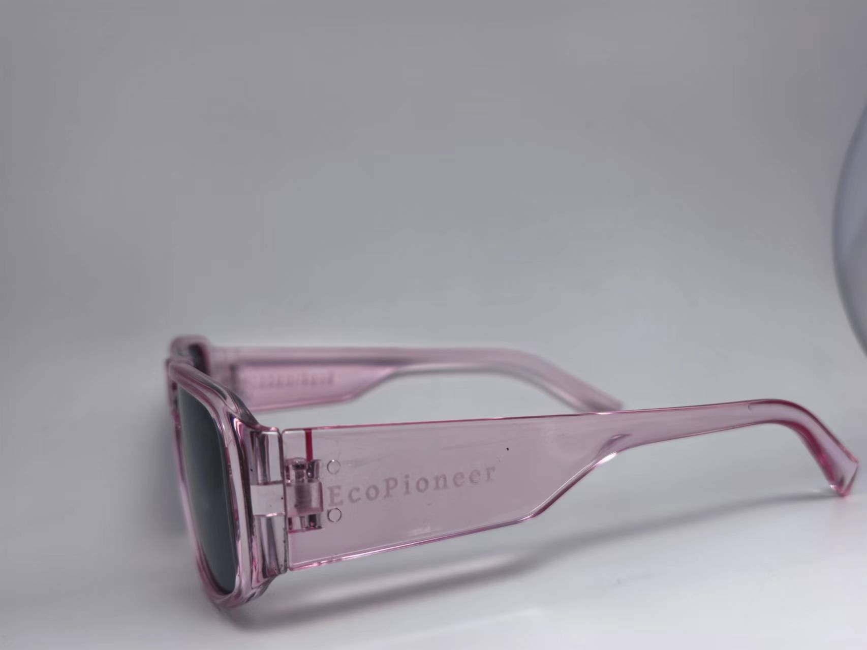 EcoPioneer Translucent Rectangle Sunglasses S16-1