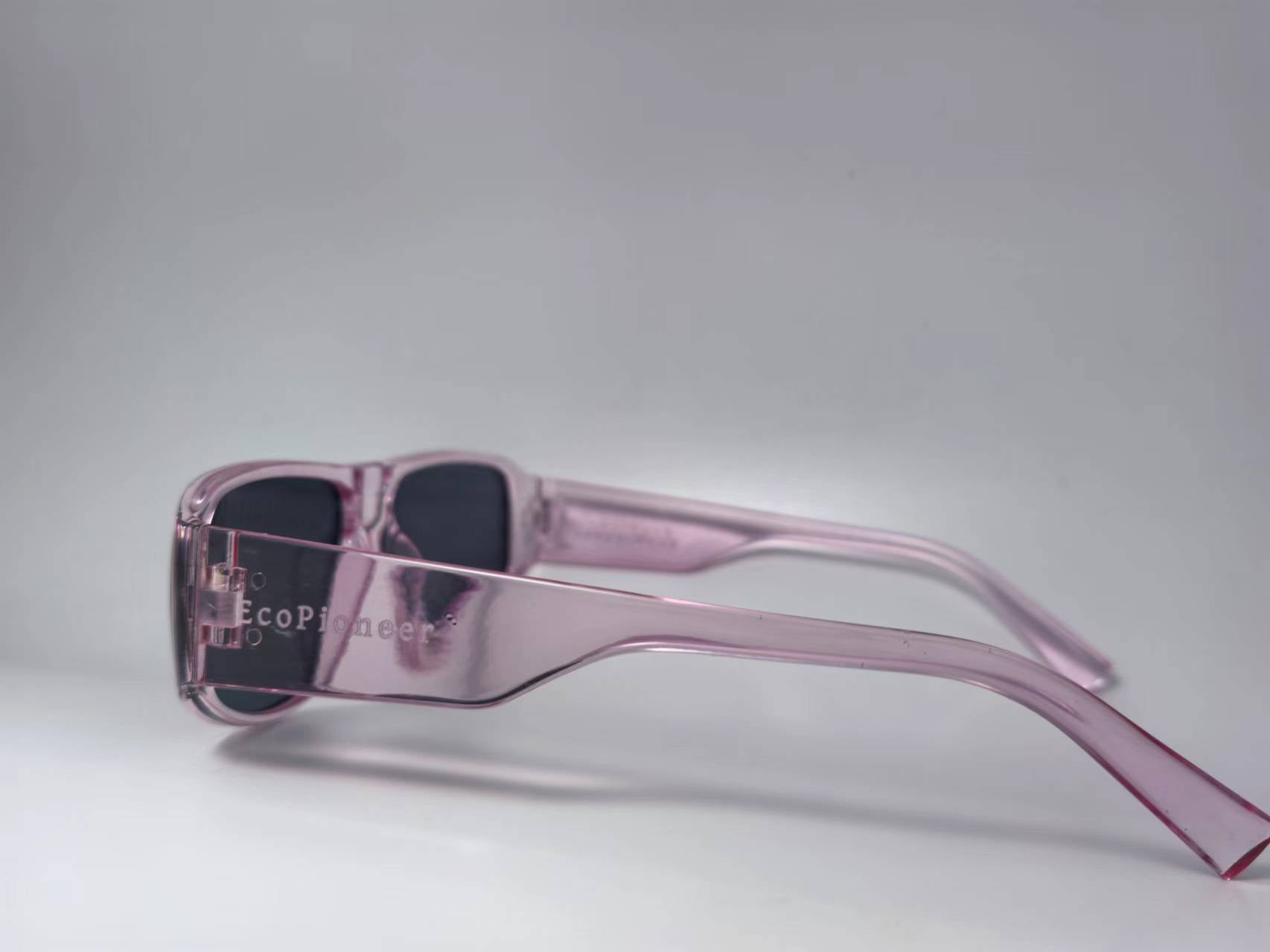 EcoPioneer Translucent Rectangle Sunglasses S16-1