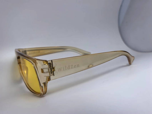 WildZen Classic Translucent Rectangle Sunglasses S49-5